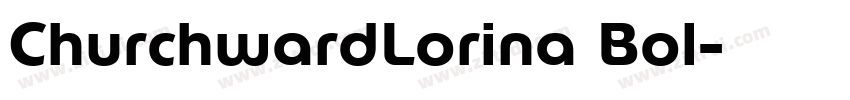 ChurchwardLorina Bol字体转换